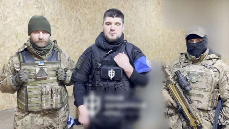 Скриншот видео Русского добровольческого корпуса (запрещен в РФ)