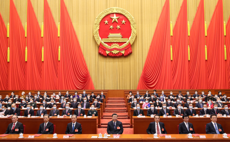 Лидеры компартии КНР, в центре — Си Цзиньпин