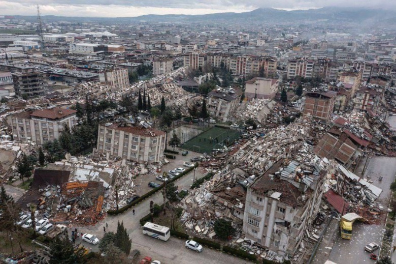 Турецкая провинция Кахраманмараш после землетрясения, 6 февраля 2023 года