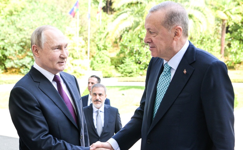 Владимир Путин и Реджеп Эрдоган в Сочи