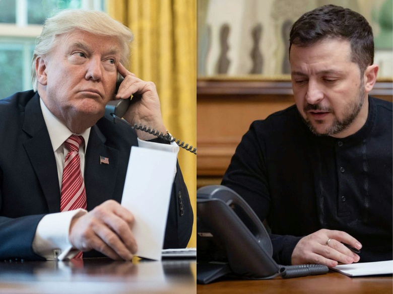 Дональд Трамп и Владимир Зеленский