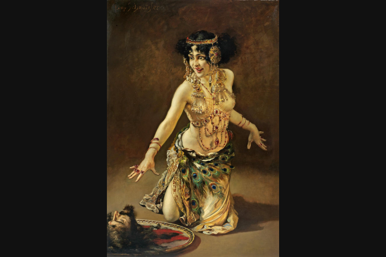 Леопольд Шмутцлер. Портрет Лили Марберг в образе Саломеи. 1907