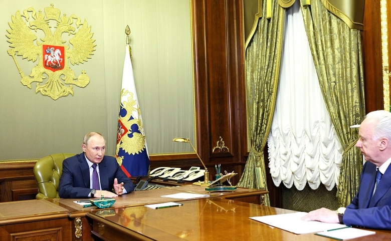 Встреча Владимира Путина и Александра Бастрыкина, 9 октября 2022 года