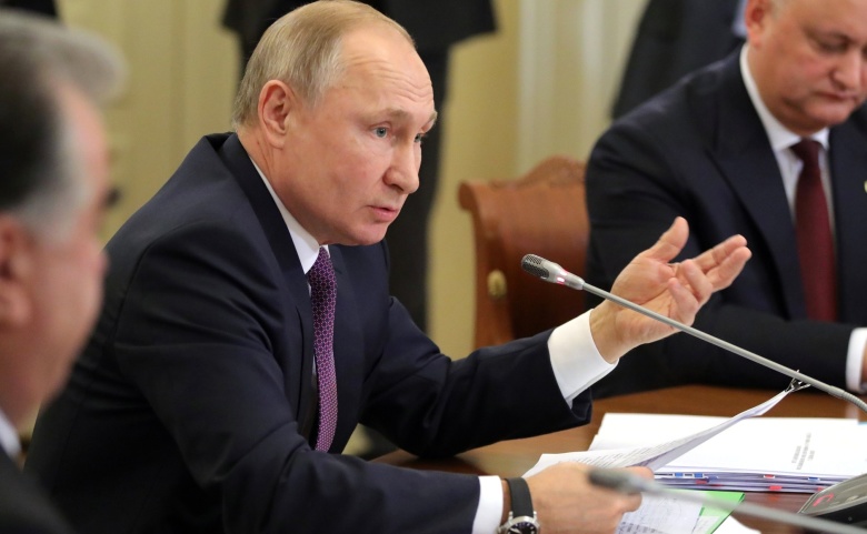Владимир Путин на неформальном саммите СНГ, 20 декабря 2019 года. Фото: Kremlin.ru