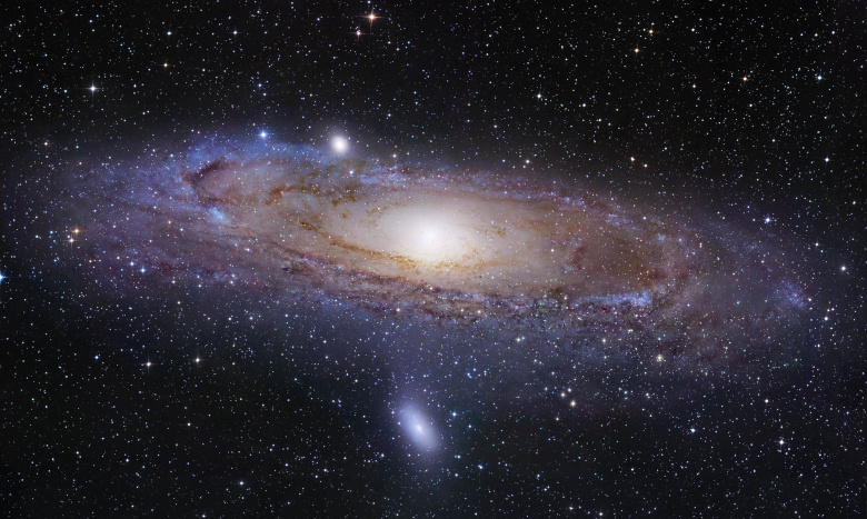 Туманность Андромеды. Фото: NASA