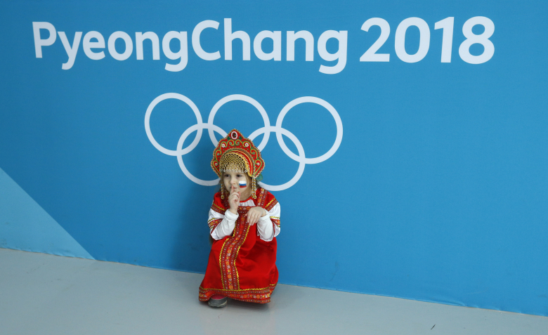 Болельщица из России на зимних Олимпийских играх. Фото: Brian Snyder / Reuters