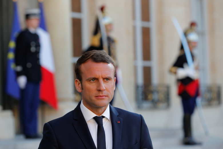 Президент Франции Эммануэль Макрон в Париже. Фото: Philippe Wojazer / Reuters