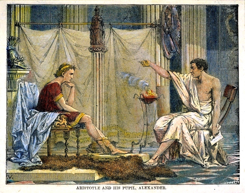 Чарльз Лапланте. Александр и Аристотель / Wikimedia Commons