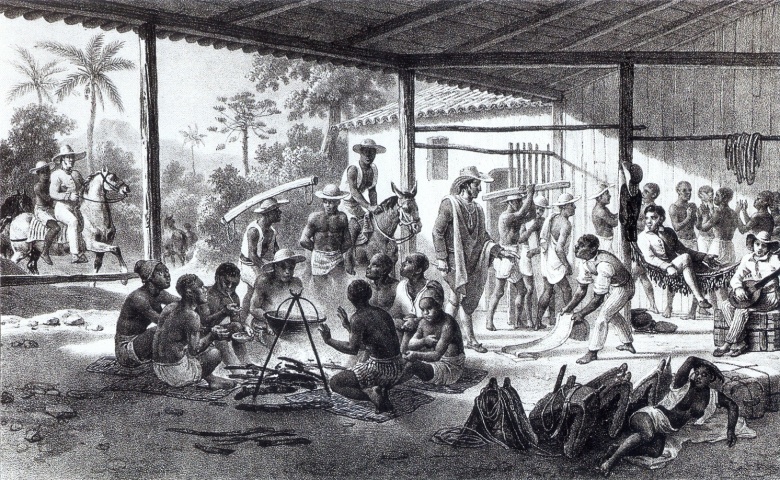 Рабовладельческая ферма в Бразилии