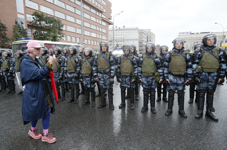 Митинг протеста в Москве, 10 августа 2019 года. Фото: Maxim Shemetov / Reuters