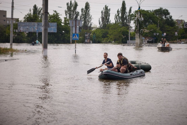 Наводнение в Херсонской области после прорыва Каховской ГЭС