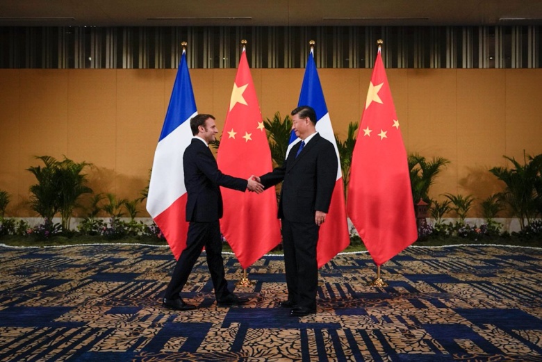 Встреча лидеров Франции и Китая