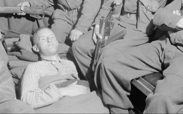 Арестованный Уильям Джойс. Берлин, 1945. Фото находится в общественном достоянии