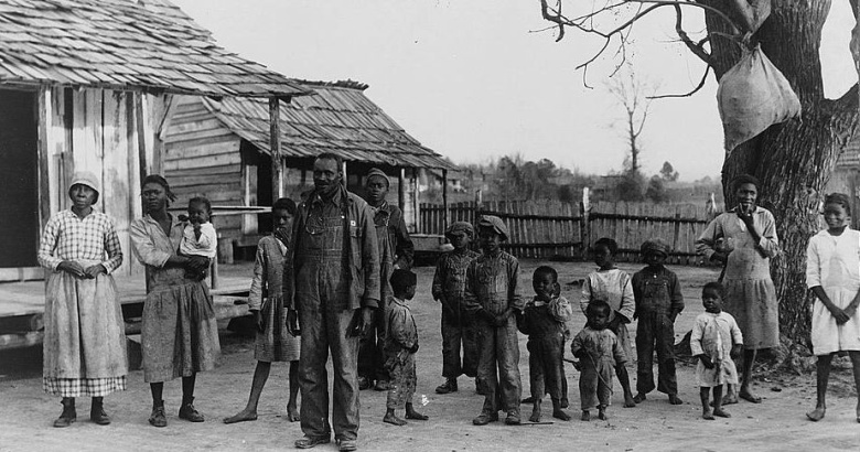 Потомки бывших рабов, штат Алабама. Фото: Library of Congress