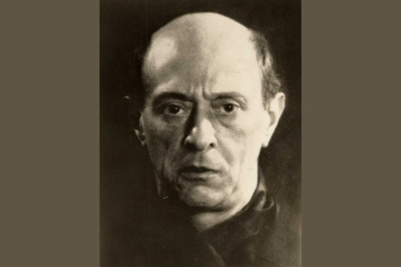 Ман Рэй. Фотопортрет Арнольда Шёнберга (1927)