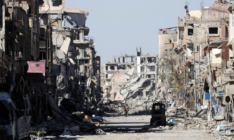 Ракка после обстрела, октябрь 2017. Фото: Erik De Castro / Reuters