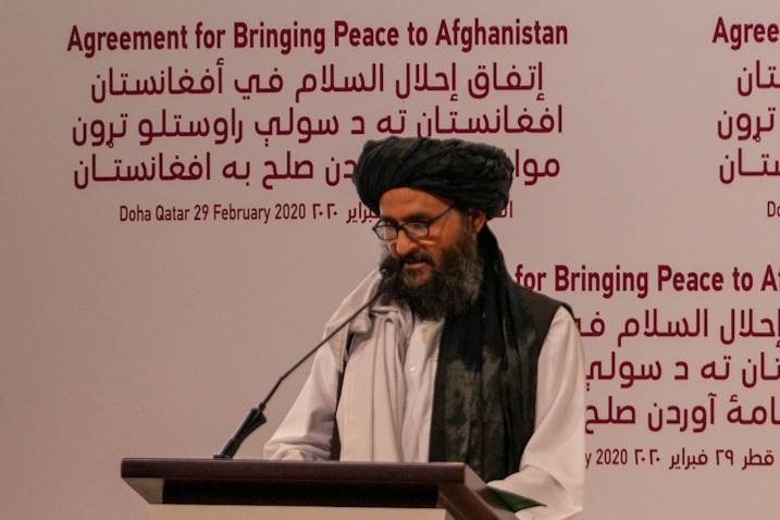 Лидер движения «Талибан» (запрещено в РФ) Абдулла Гани Барадар. Фото: Ron Przysucha / State Department