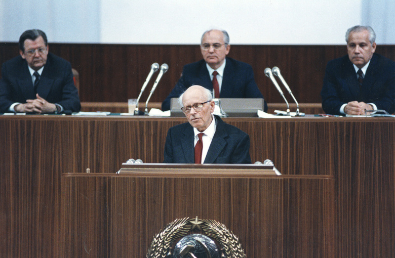 Андрей Сахаров на трибуне I Съезда народных депутатов СССР, 25 мая 1989 года