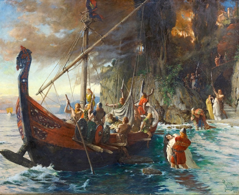 Фердинанд Лике. Набег викингов (1906)