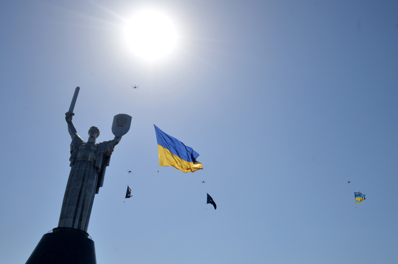 Киев, 24 августа 2022 года, День независимости Украины