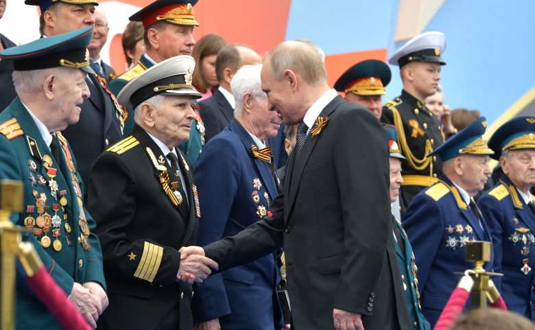Владимир Путин на параде 9 мая 2019 года. Фото: kremlin.ru