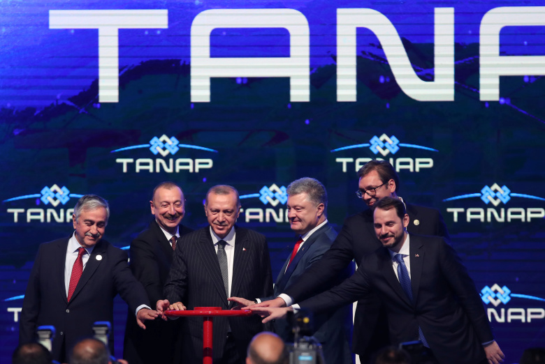 Торжественное открытие Трансанатолийского газопровода