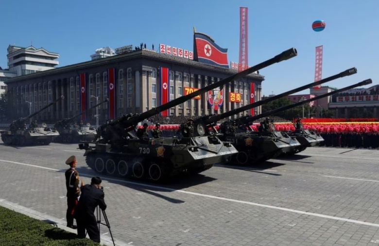 Северокорейская военная техника на параде