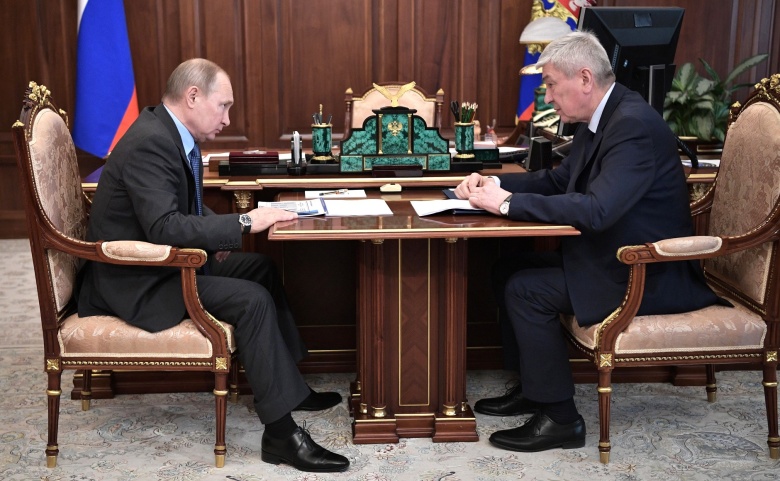 Владимир Путин и Юрий Чиханчин. Фото: kremlin.ru