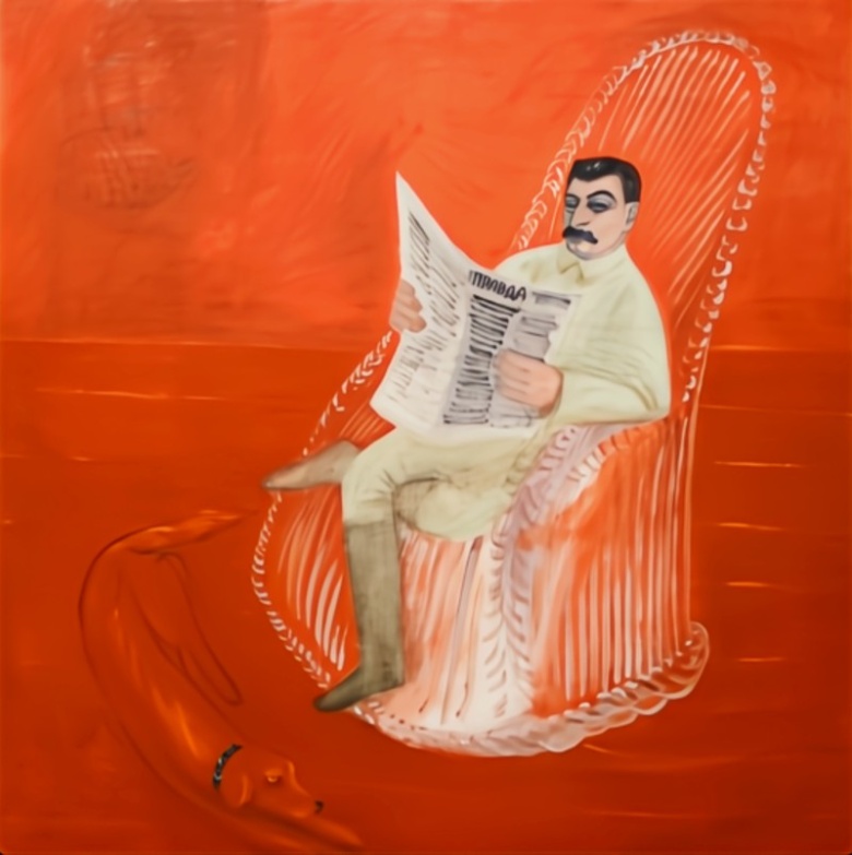 Георгий Рублев. Портрет И. В. Сталина. 1930