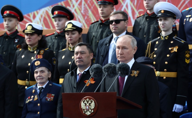 Владимир Путин на Параде Победы, 2023 год