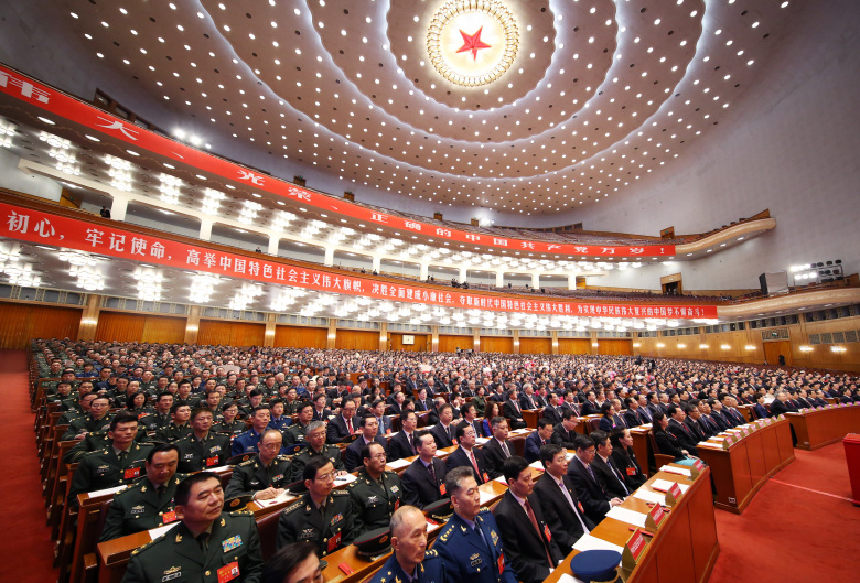 19-й Всекитайский съезд КПК. Пекин, 2017 год. Фото: Ma Zhancheng / ZUMA / Global Look Press
